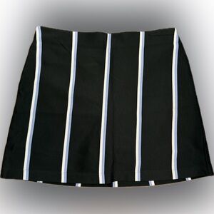 Tory Burch Sport Green, Blue & White Striped Skort Size L